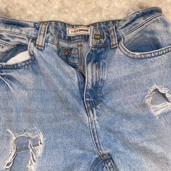 PIMKIE - Super Distressed Mom Jeans, Size 2 US - Picture 3 of 4